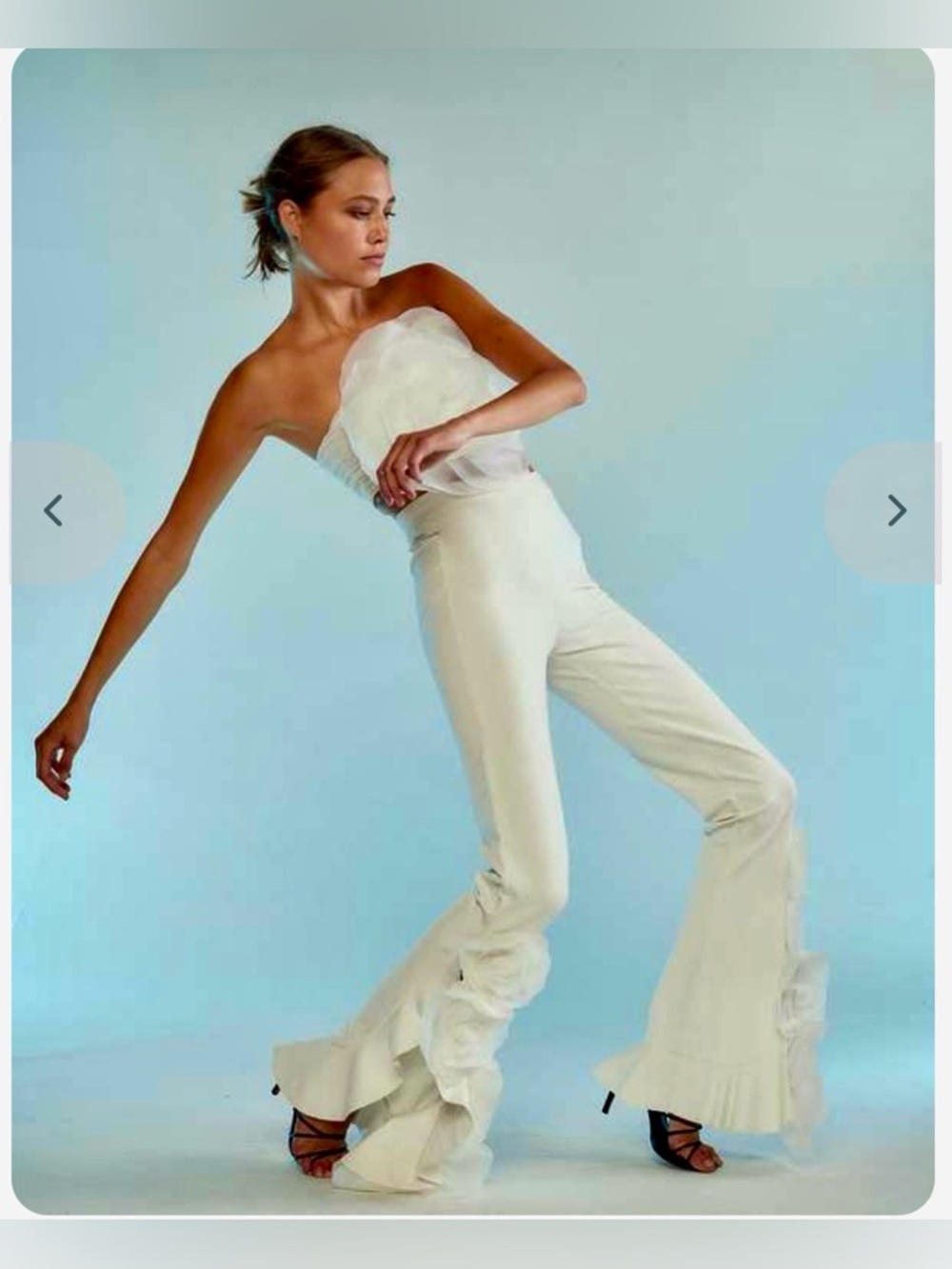 Cynthia Rowley new with tags white fancy pants